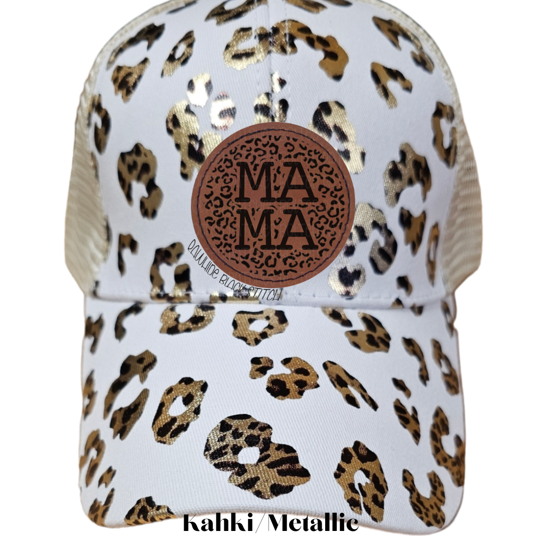 Mama Leopard Round