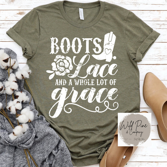 Boots Lace and Grace