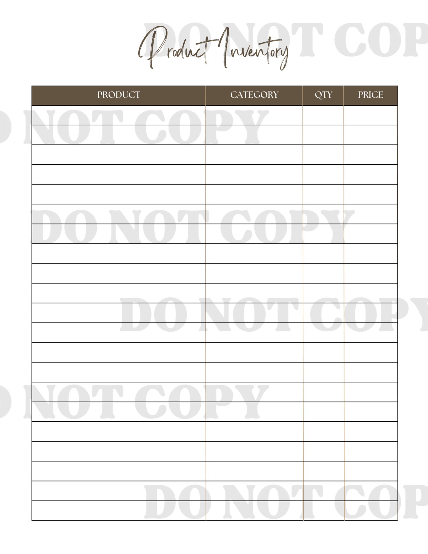 Product Planner