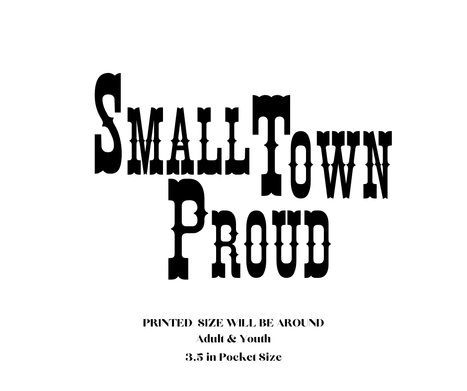 Small Town Eagle W/POCKET PRINT T-SHIRT