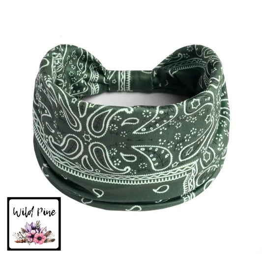 Boho Paisley HEADBAND