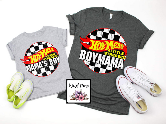 Hot Mess  Mom & Son Set (1-ADULT & 1-CHILD)