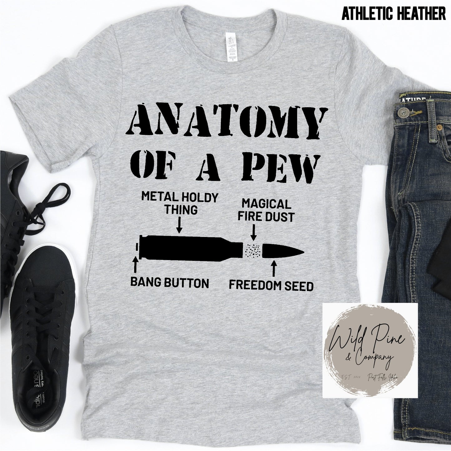 Anatomy of a pew (black)